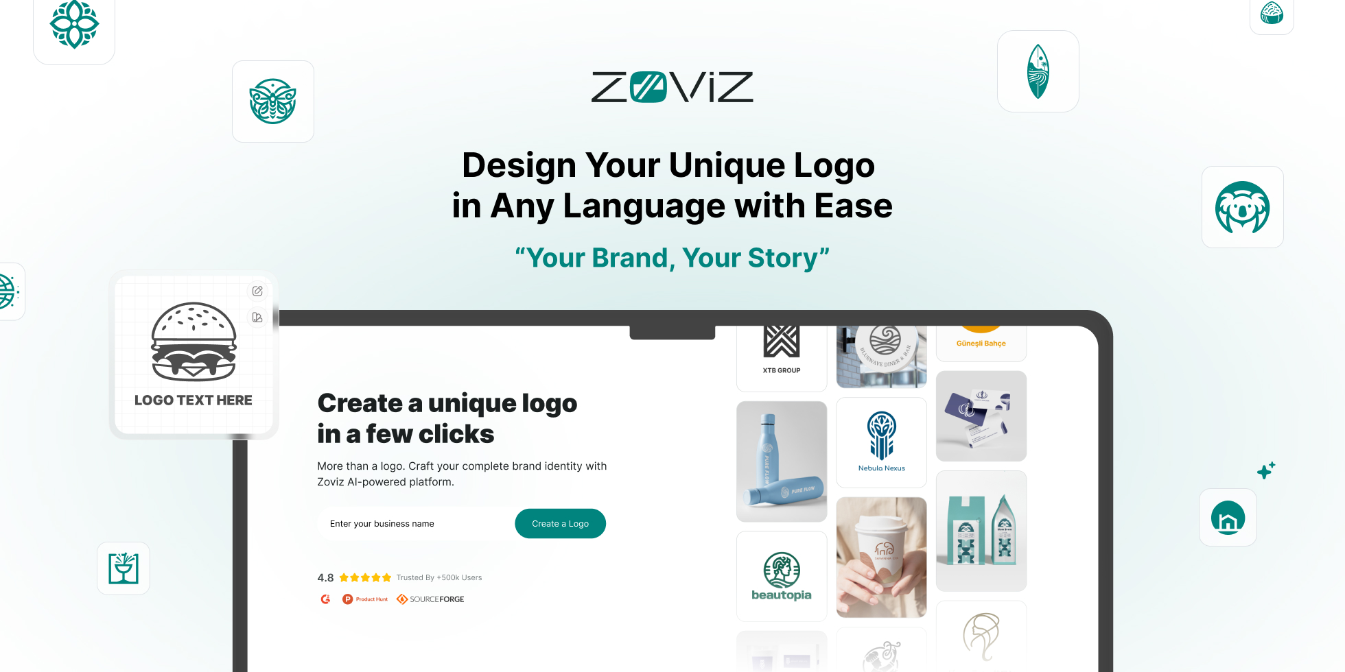 Zoviz - AI Logo Generator tool